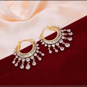 Gold plated earrings